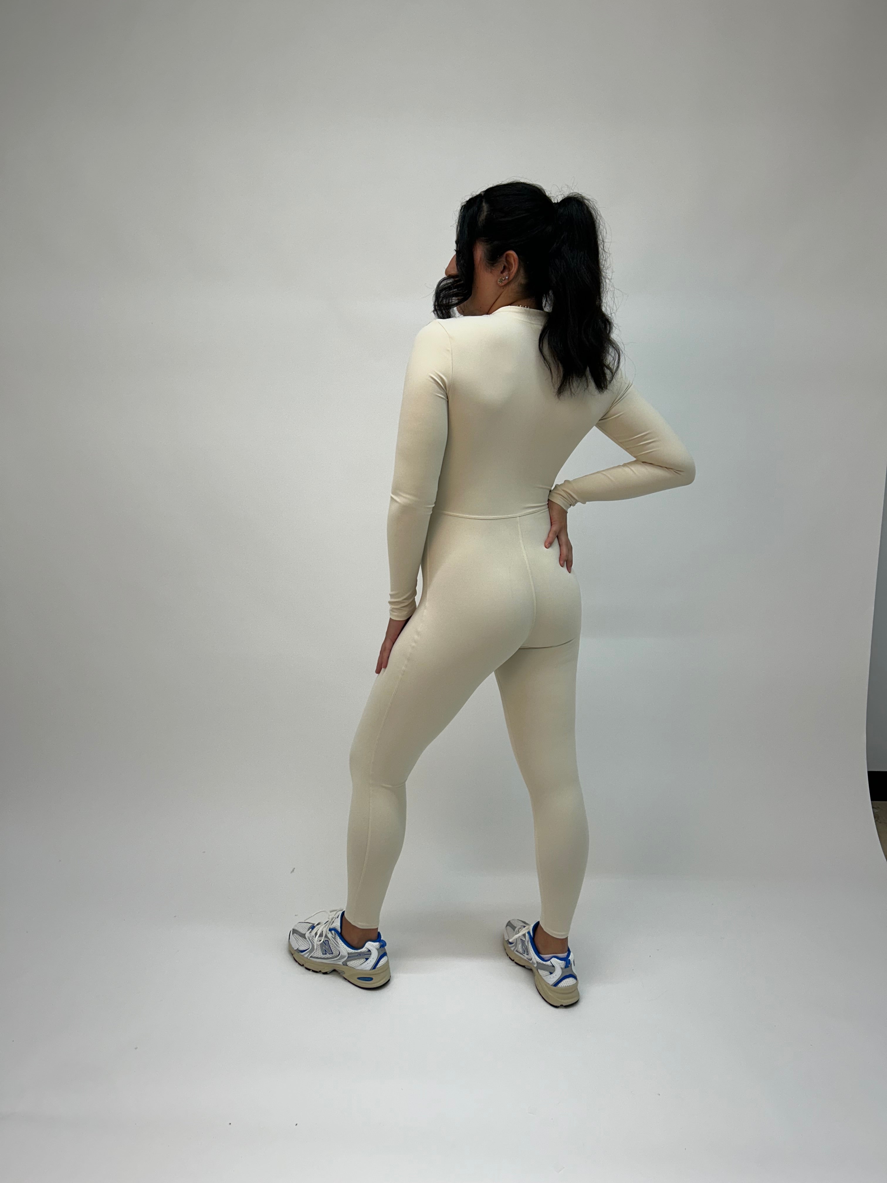 Bone White Jumpsuit