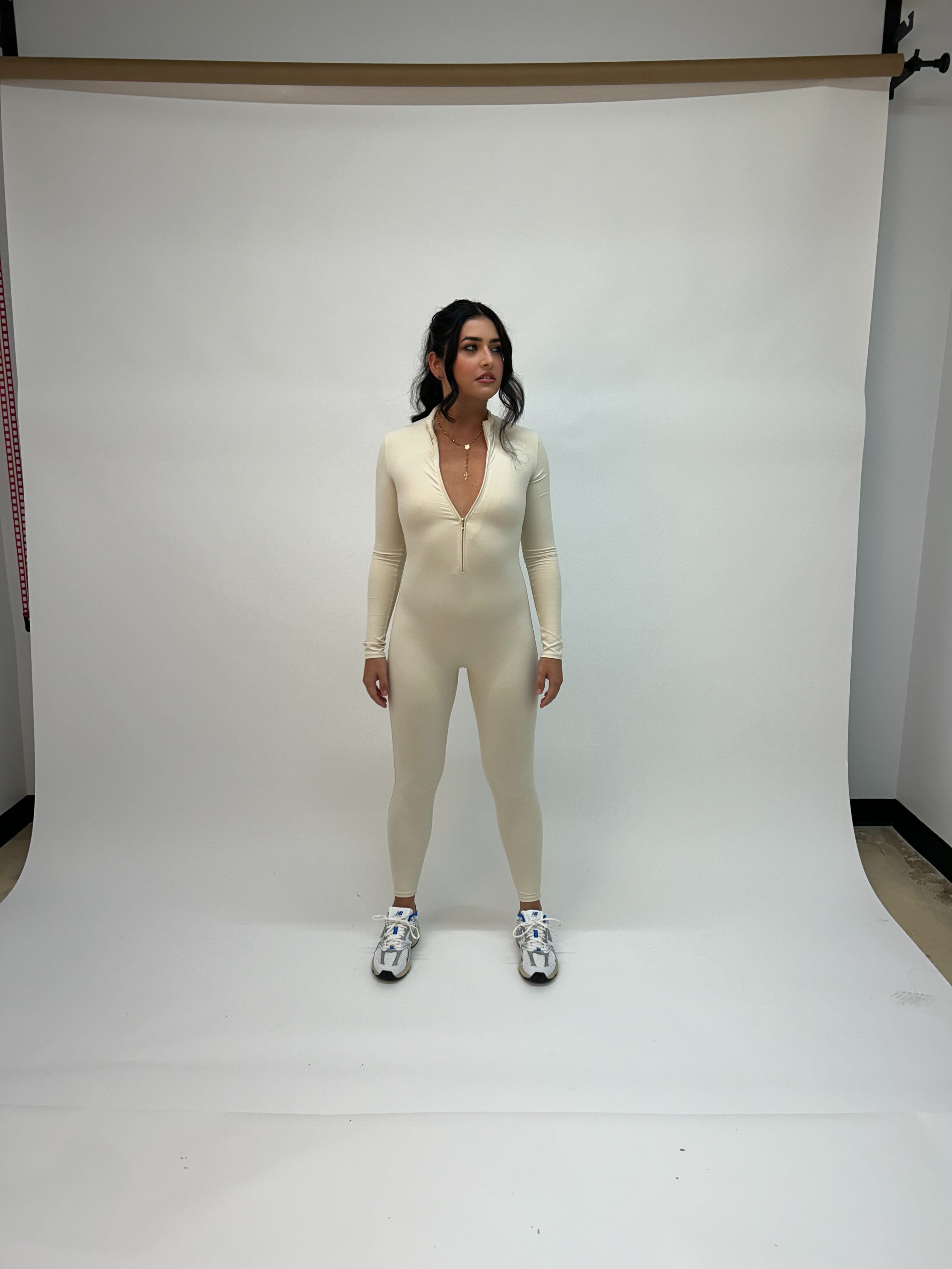 Bone White Jumpsuit